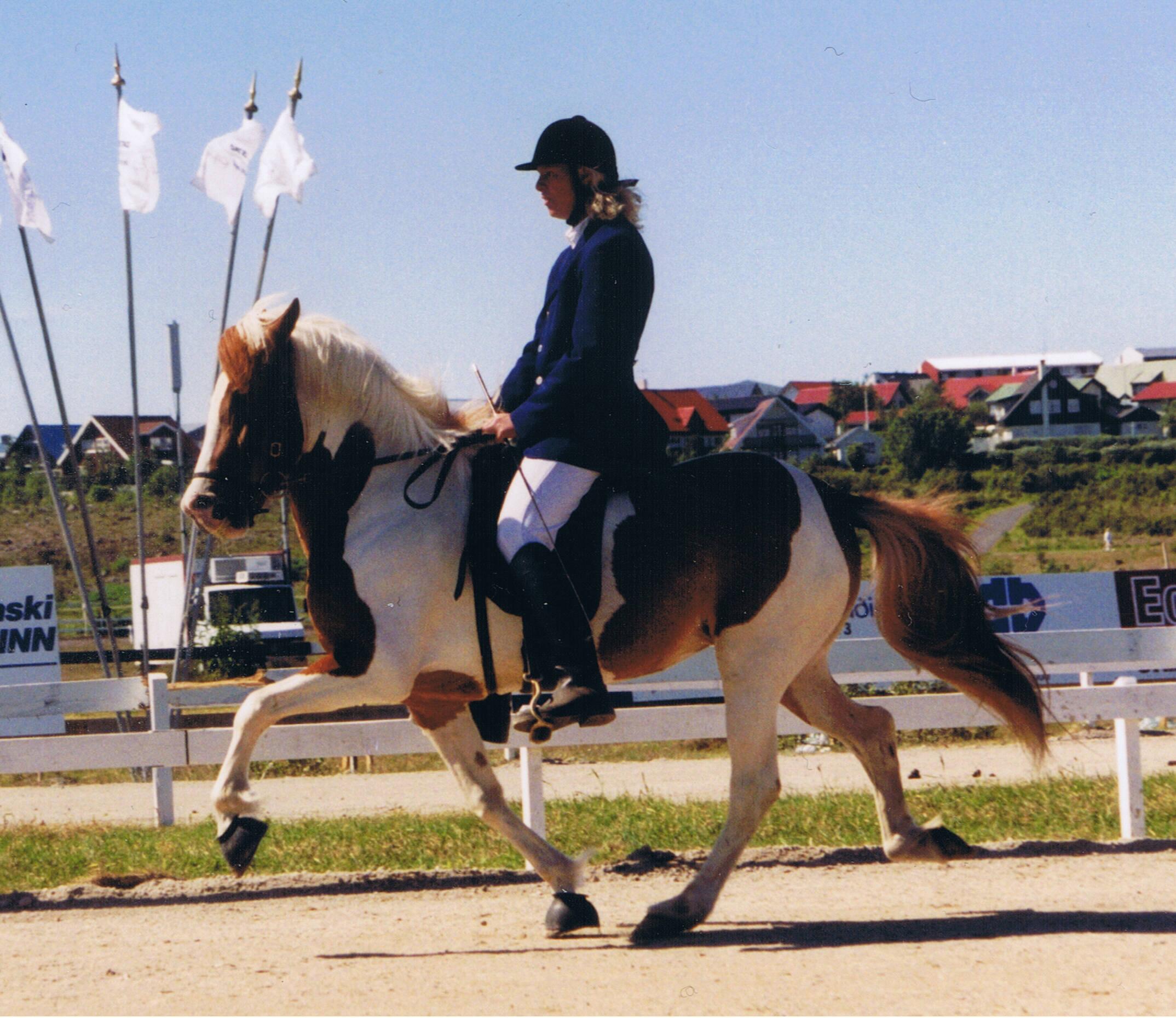 lfads fr Selfossi, 4 r gammel ved Landsmt 2000. Rytter: Christina Lund.